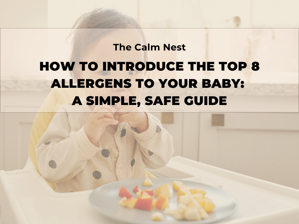 How to introduce the top 8 allergens to your baby — simple safe guide for starting solids